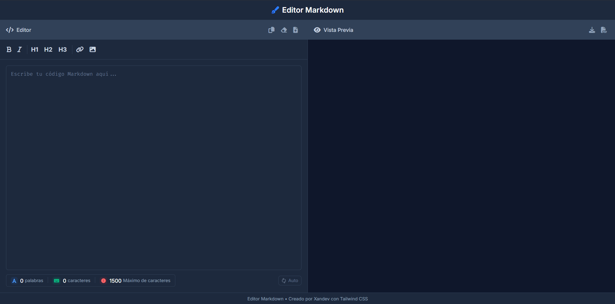 Markdown Editor
